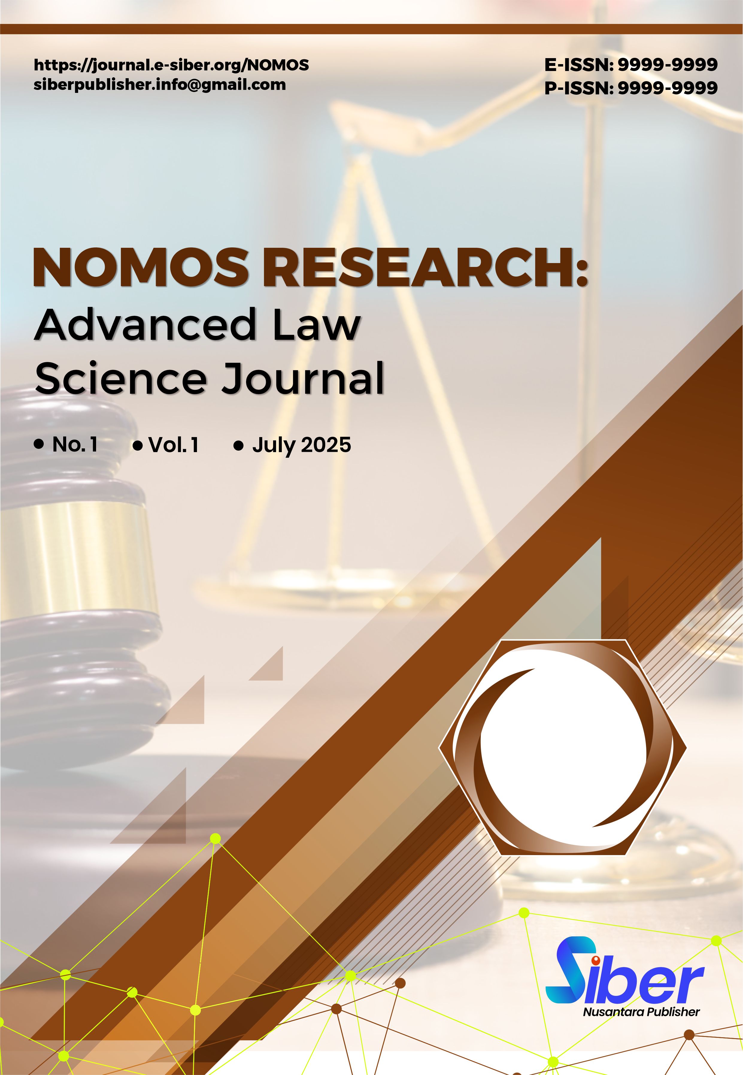 NOMOS RESEARCH: Advanced Law Science Journal